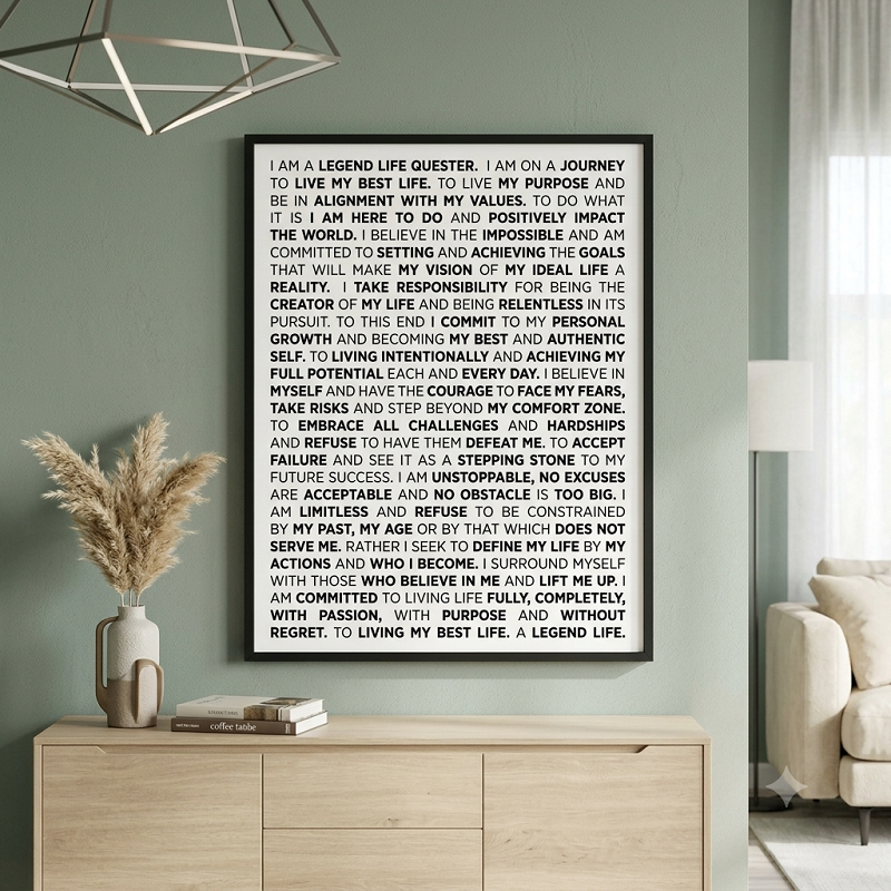 legend life Declaration
